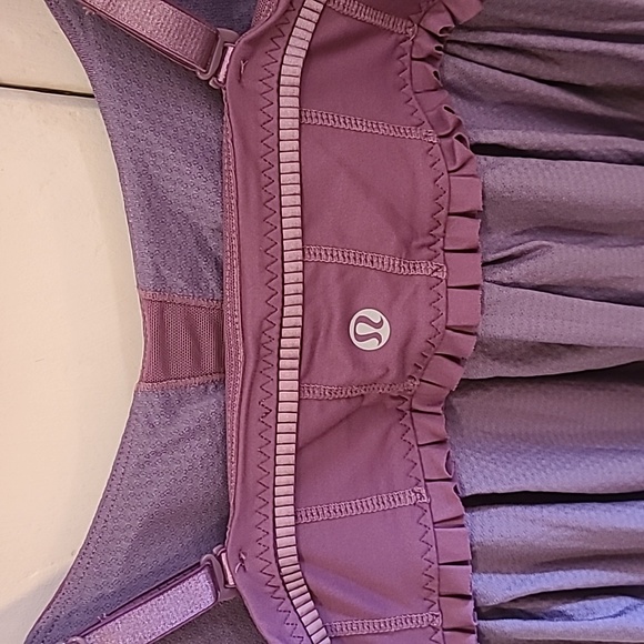 Lululemon Atletica Tank Top, Size 6, Color Lilac with ruffle 😀 - Picture 5 of 9